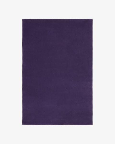 Handwoven Lilac Purple Wool Rug