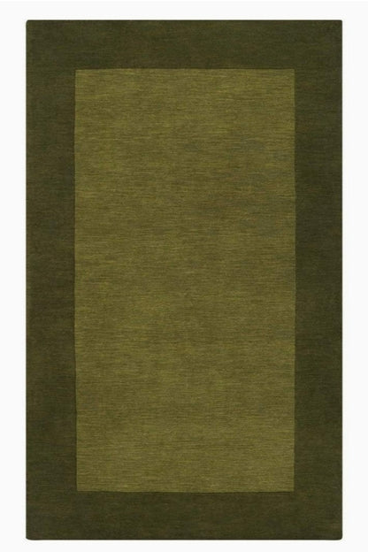 Green Rug l Green Hand Tufted Rug l Dark Geen Rug l Light Green Rug l 9x12 l 8x10 l 7x10 l 6x9 l 5x8 l 4x6