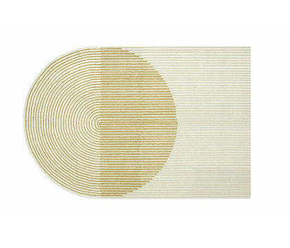 Minimalist Half-Circle Modern Hand Tufted Rug – Custom Size & Color